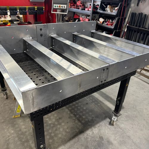 Aluminum Transfer Tank -orth fabrication
