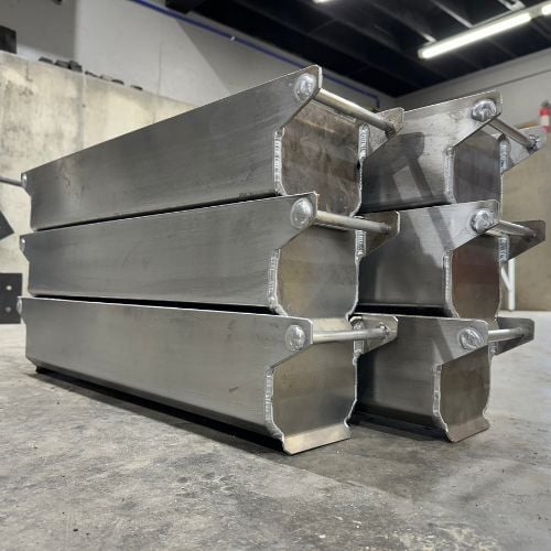 Aluminum concrete stake boxes - 3 -orth fabrication