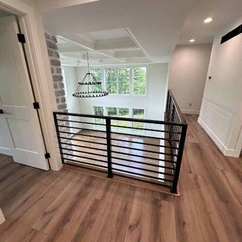metal fabrication-horizontal metal railing -4-orth fabrication