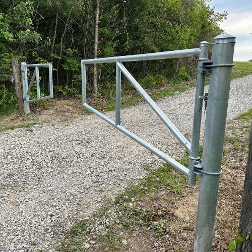 swing barrier gates_  - metal fabrication_orth fabrication